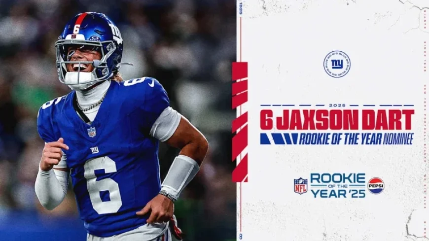 Jaxson Dart Nominated for Pepsi Rookie of the Year Award