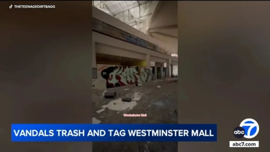 Vandals Strike Abandoned Westminster Mall