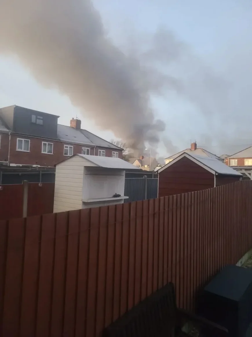 Wolverhampton Fire Erupts, Sends Smoke Over City Amid Explosions