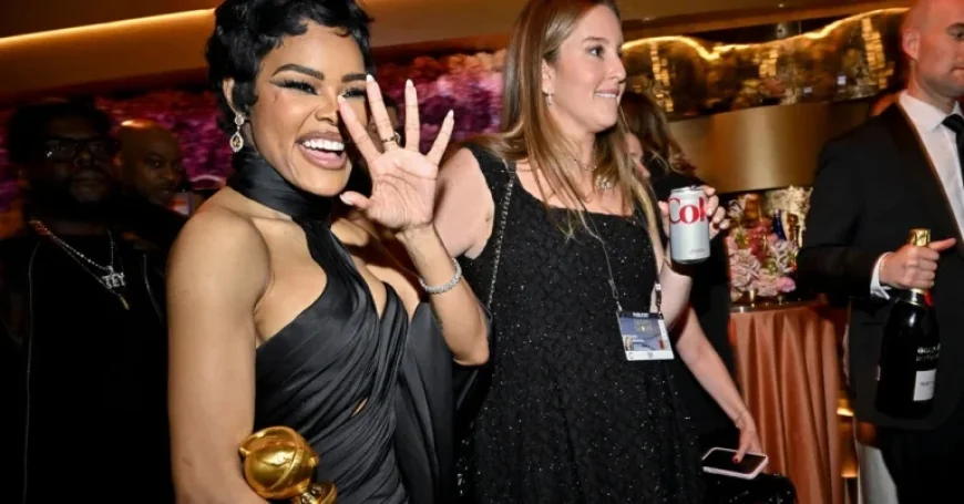 Teyana Taylor, George Clooney, Jacob Elordi Celebrate at Golden Globes Toast