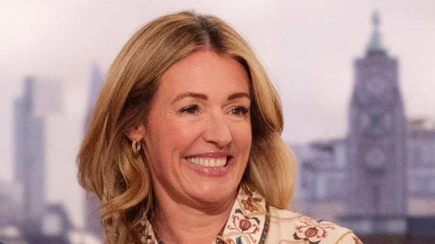 Cat Deeley Elevates Winter Jeans with a Chic Floral Blouse