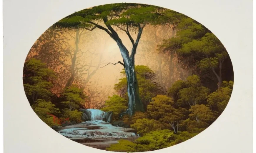 Bob Ross Paintings Auctioned to Support US Public Television