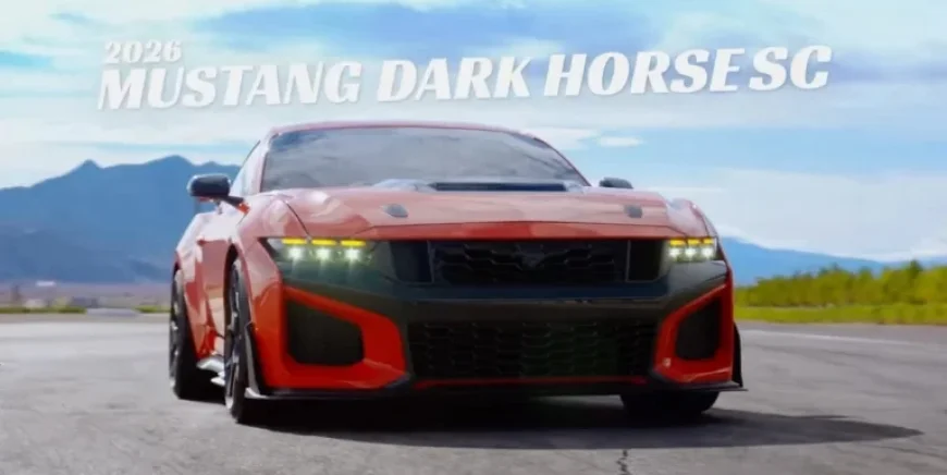 Max Verstappen Unveils 2026 Ford Mustang Dark Horse SC