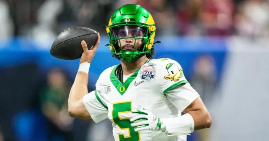Oregon QB Dante Moore Chooses College Return Over NFL Draft