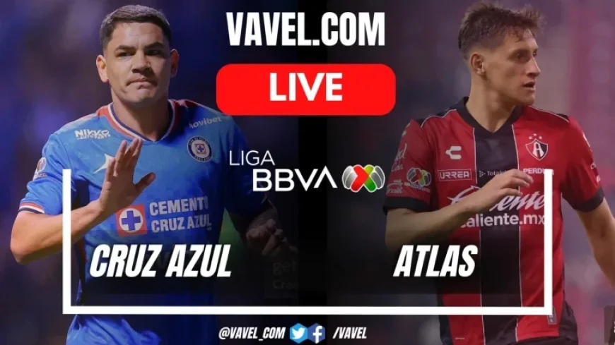 Cruz Azul vs Atlas LIVE: Second Goal Secures 2-0 Lead