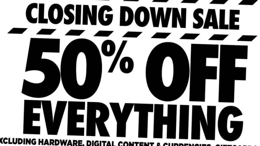 EB Games New Zealand Launches 50% Off Sale on All Items Today