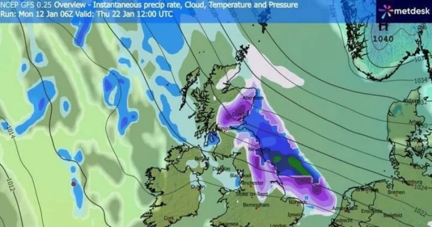“UK Braces for Major ‘Beast from the East’ Snowstorm with 10 Inches Expected”