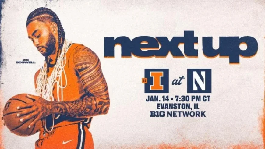 13th-Ranked Illini Face Northwestern Wednesday