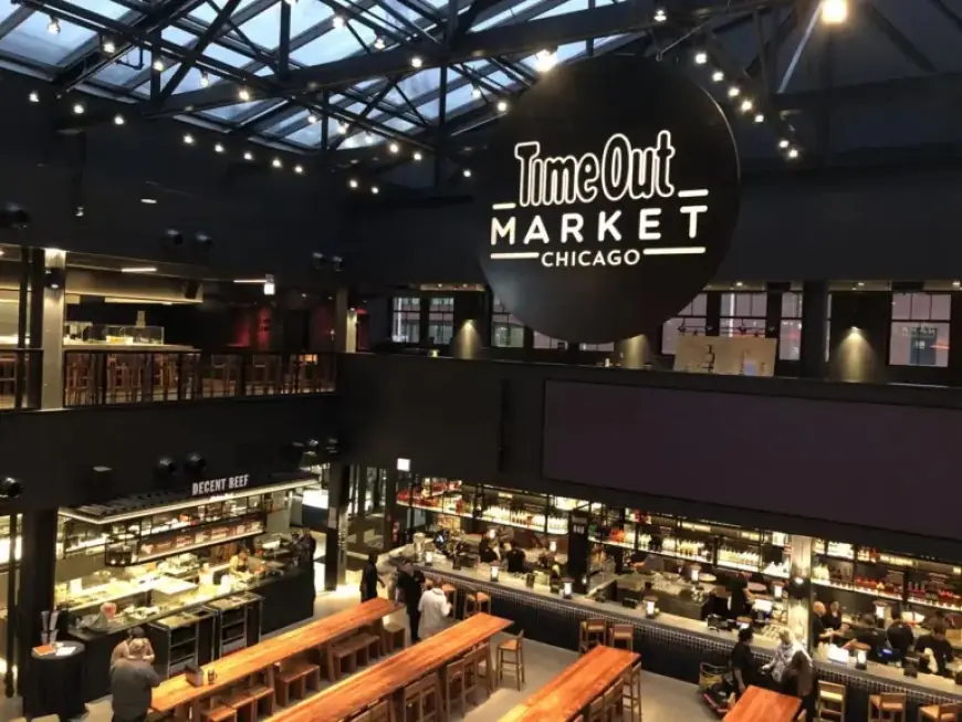 Time Out Market Shutters in Fulton Market