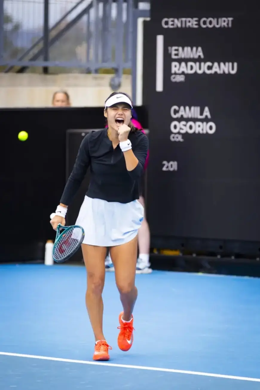 Raducanu Triumphs to Secure Spot in Quarterfinals