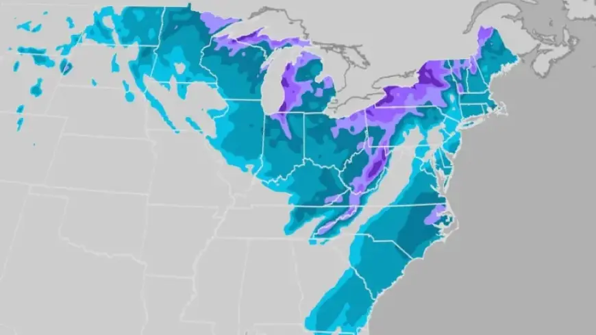 Snowy Systems Unleash Wind and Freezing Cold Across the East This Week