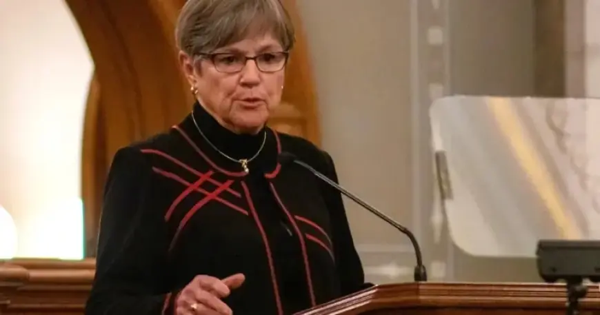 Kansas Governor Highlights Chiefs Deal, Urges School Phone Ban in Final Address