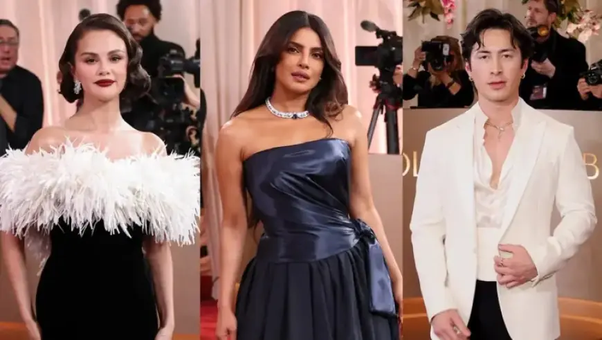 Selena Gomez and Hudson Williams Shine in Golden Globes Red Carpet Rankings