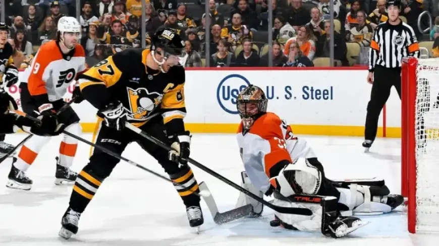 Crosby Aims to Propel Penguins Against Rival Flyers in NHL Showdown