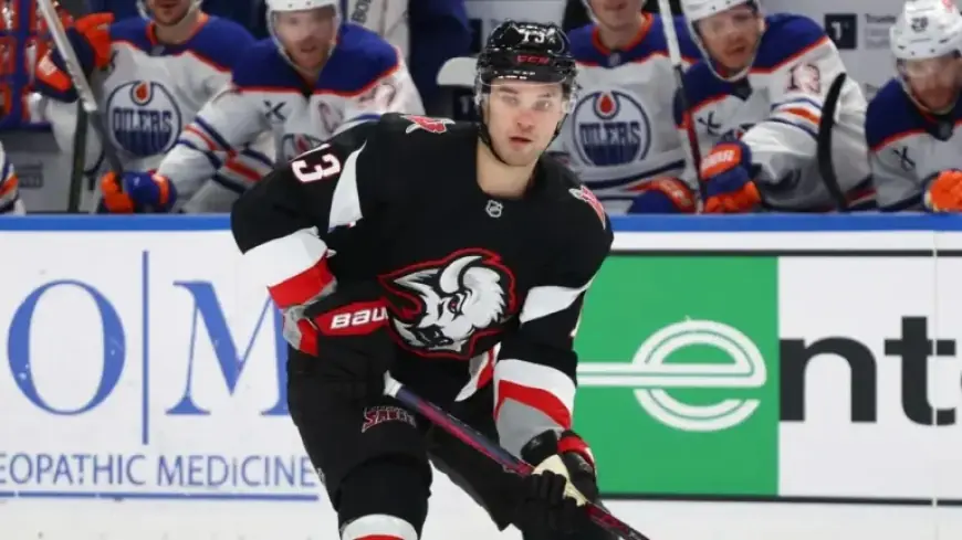 Sabres’ Josh Norris Leaves Flyers Game Due to Upper-Body Injury