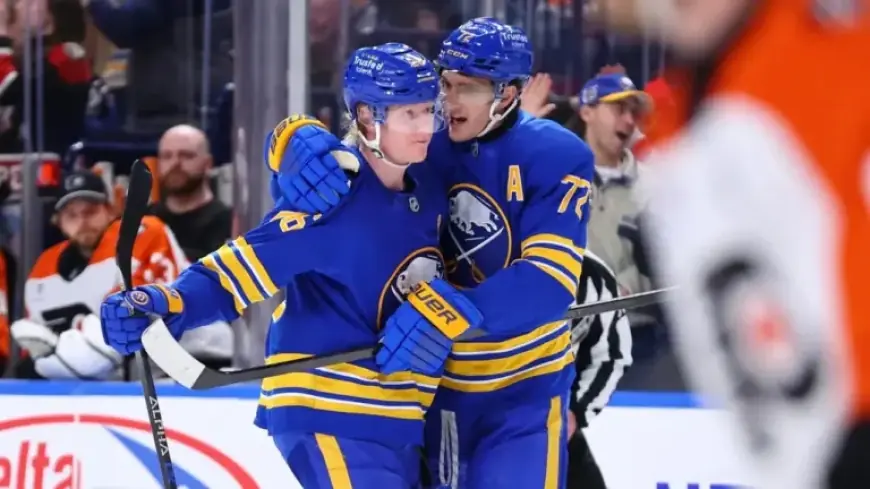 Dahlin’s Double Leads Sabres to 14th Victory in 16 Games