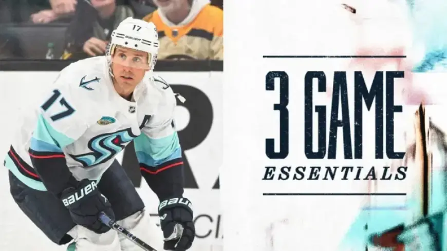 Kraken Face Off Against Bruins at 5:00 p.m.