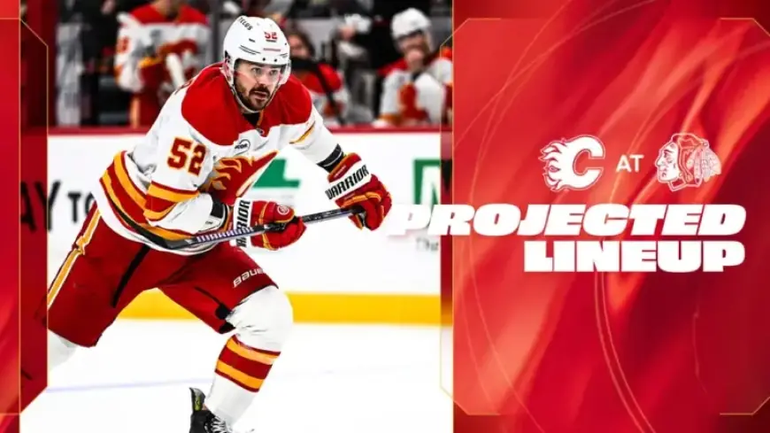 Flames Battle Blackhawks: Projected Lineup Revealed