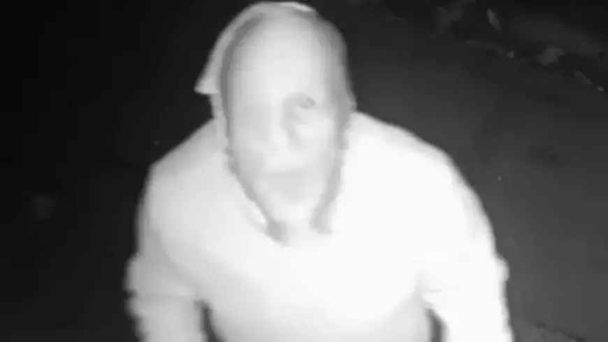 Police Release Video of Burglar Struggling to Escape Petrol Station Heist
