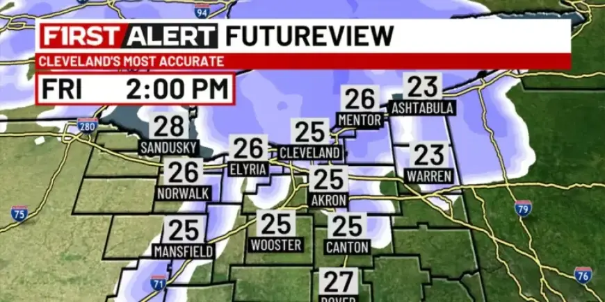 First Alert: Lake-Effect Snow Eases Tonight, Returns Friday