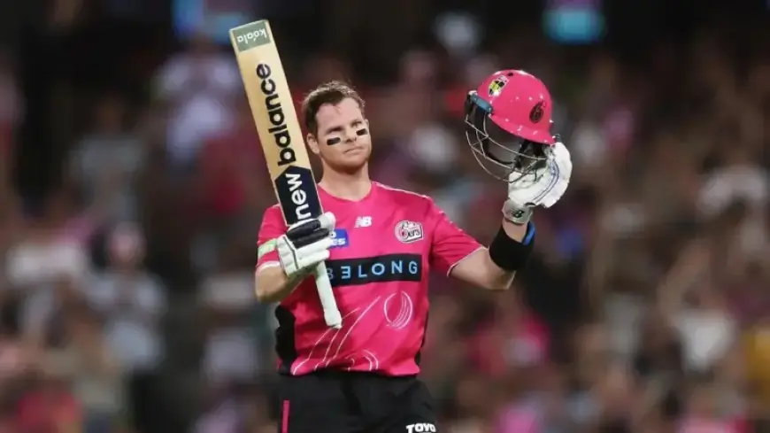 Steve Smith Shines in BBL with 107-Metre Six, Ties Second-Fastest Century