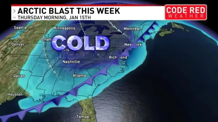 Arctic Air Dominates Middle Tennessee and Southern Kentucky, Snow Expected