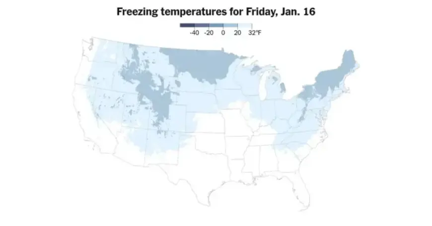 East Coast Braces for Cold and Snow This Weekend