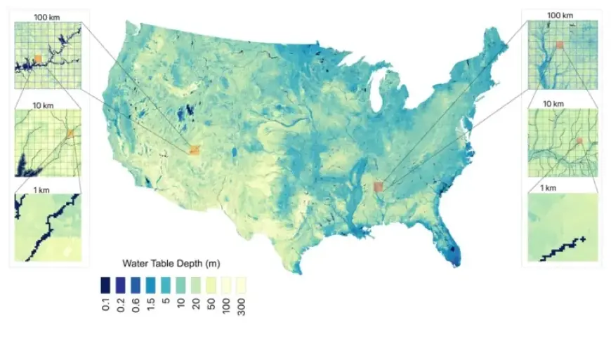 New Map Unveils U.S. Groundwater Levels