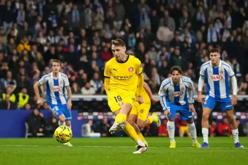 Vanat’s Penalty Secures Girona’s Victory Over Espanyol, Boosting LaLiga Standings