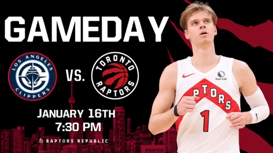 Clippers Face Raptors in January 16 Showdown