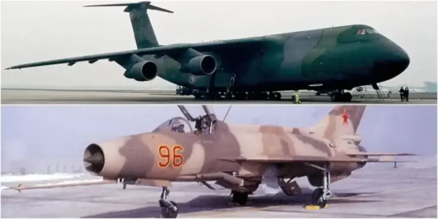 USAF C-5 Transports New F-7 Jets from Beijing to Tonopah Test Range