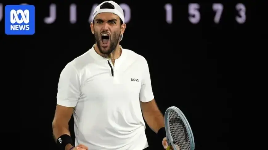 Berrettini Battles Illness Before Australian Open Match Against De Minaur