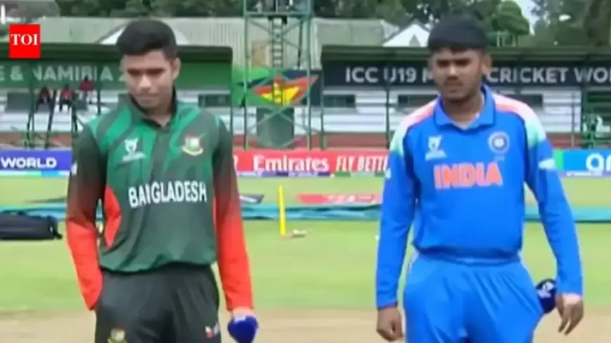 U-19 World Cup Drama: India, Bangladesh Captains Snub Handshake at Toss