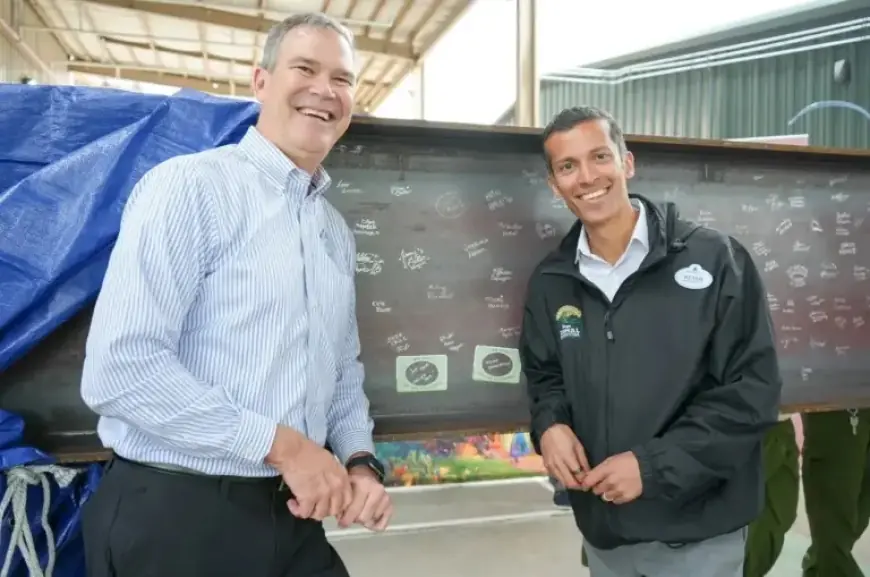 Walt Disney World Celebrates Encanto Attraction Milestone with Beam Signing Ceremony