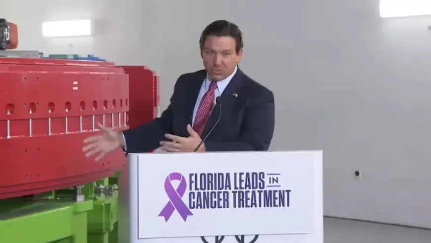 DeSantis Announces Nation’s First Carbon Ion Therapy Program for Cancer Treatment