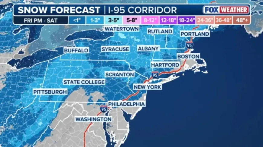 Increased Chances for Snow in NY and NJ This Weekend