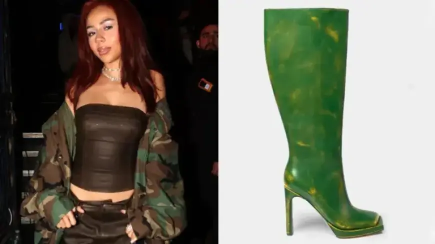 Mariah the Scientist Rocks Green Boots at Mars The Label’s 10th Anniversary