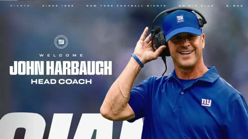 New York Giants Appoint John Harbaugh as Head Coach