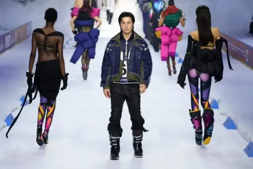 Hudson Williams Stuns on Dsquared2 Runway to AI Carly Simon Remix