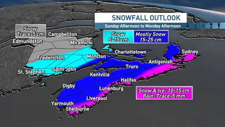 Nor’easter Set to Blanket Nova Scotia in Snow by Monday