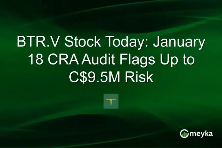BTR.V Stock Faces C$9.5M Risk Following January 18 CRA Audit