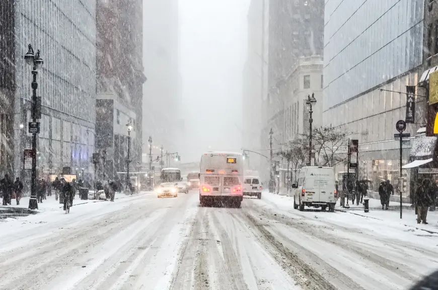 NYC Weather Today: Snowy Sunday Turns Slushy, Then a Quick Freeze Grips the City