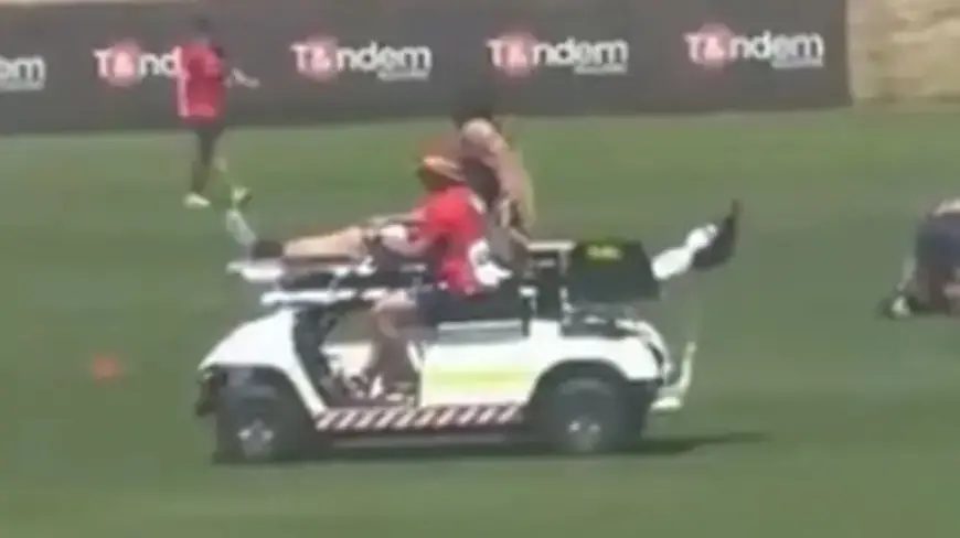 Crows Star Leaves Training on Stretcher Amid Serious Injury Concerns