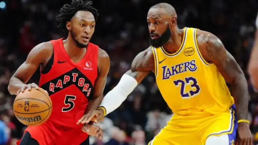 Raptors’ Quickley, Lakers’ James, Doncic Questionable for Sunday’s Game