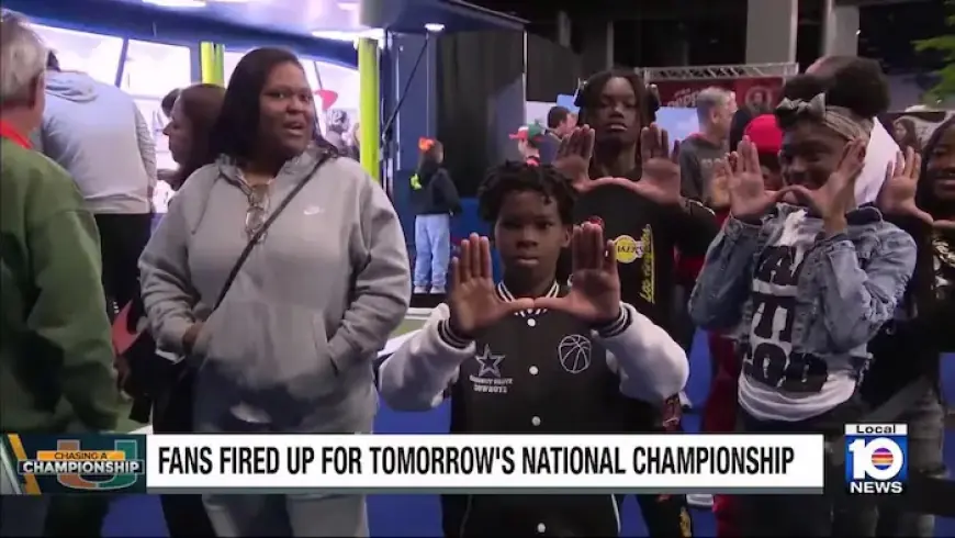 Miami, Indiana Fans Thrill in South Florida Before CFP Title Game