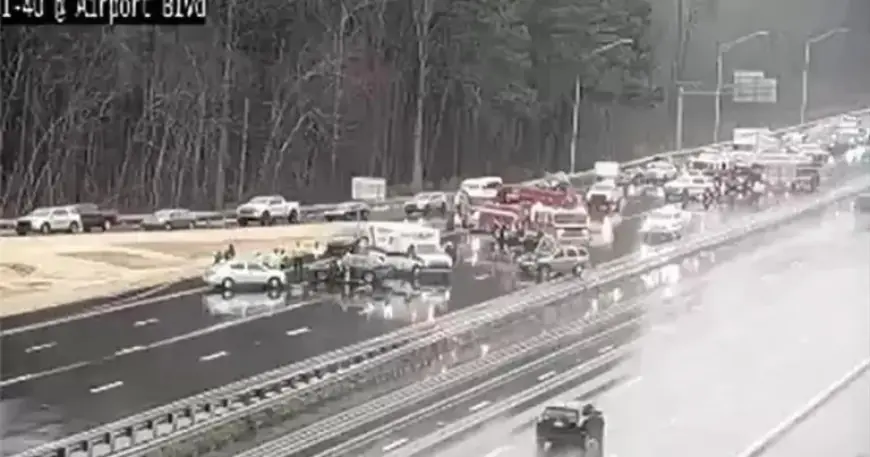 I-40 West Reopens After Crash Near Airport Boulevard Exit