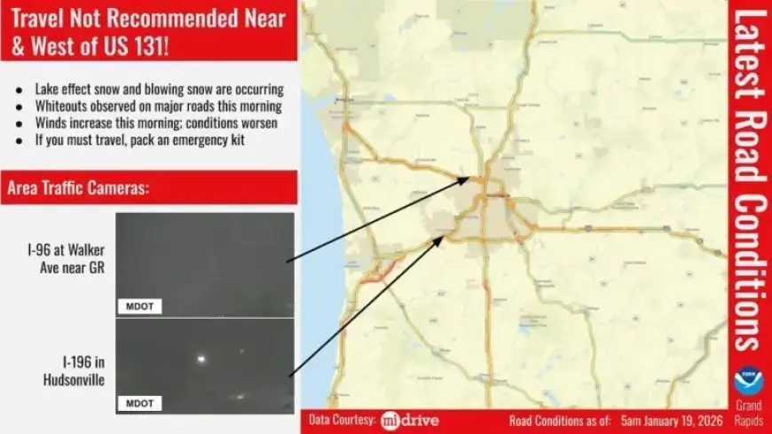 Michigan Faces Hazardous Travel Amidst Statewide Whiteout Conditions