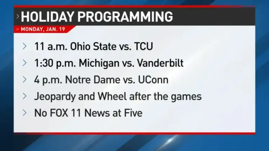 FOX 11 Showcases College Basketball on MLK Day Afternoon