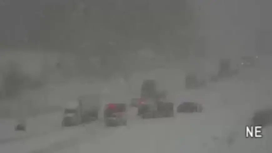 Massive I-196 Pileup: Jackknifed Semis Halt Traffic, Stranded Drivers Rescued