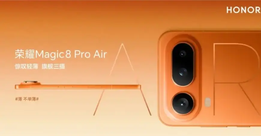 Honor Unveils New Phone Inspired by iPhone Air, Lacks Thinness